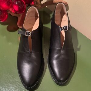 Royal Republic Elite Monk shoes Amsterdam Copenhagen black leather shoes